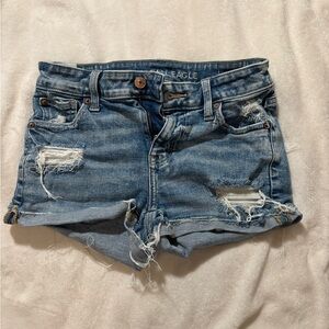 American eagle jean shorts